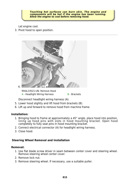 John Deere X300R, X305R Select Series Lawn Tractors Repair Manual (TM1696) - Image 5