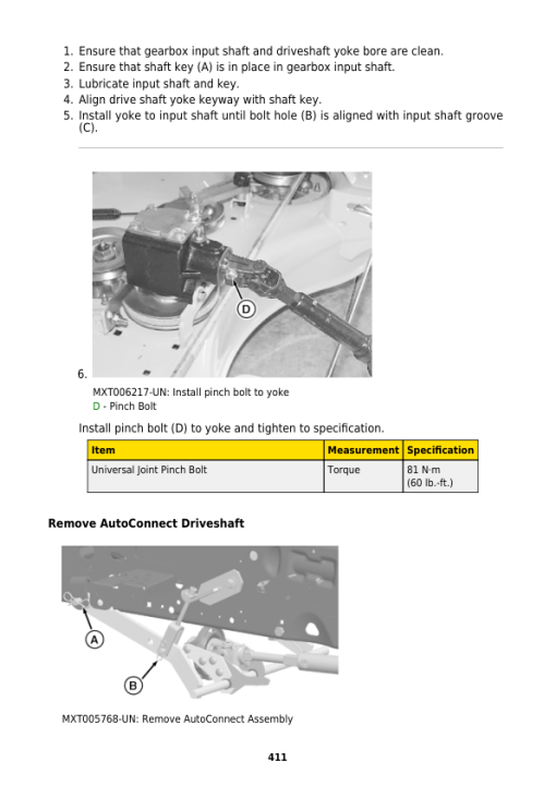 John Deere X710, X730, X734, X738, X739 Lawn Tractors (S.N. 040001-) Repair Manual (TM142319) - Image 3