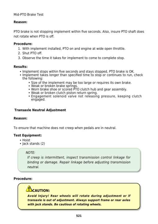 John Deere X740, X744, X748, X749 Lawn Tractors Repair Manual (TM2350 and TM2351) - Image 5