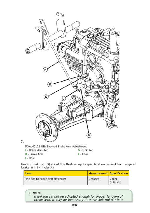 John Deere X740, X744, X748, X749 Lawn Tractors Repair Manual (TM2350 and TM2351) - Image 6