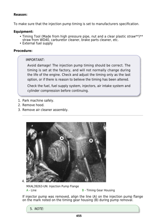 John Deere X950R Lawn Tractor Repair Manual (S.N - 030000 ) (TM129319) - Image 4