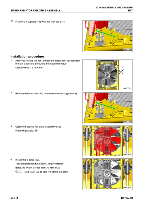 Komatsu D475A-8R Bulldozer Service Repair Manual - Image 3