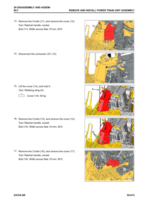 Komatsu D475A-8R Bulldozer Service Repair Manual - Image 6