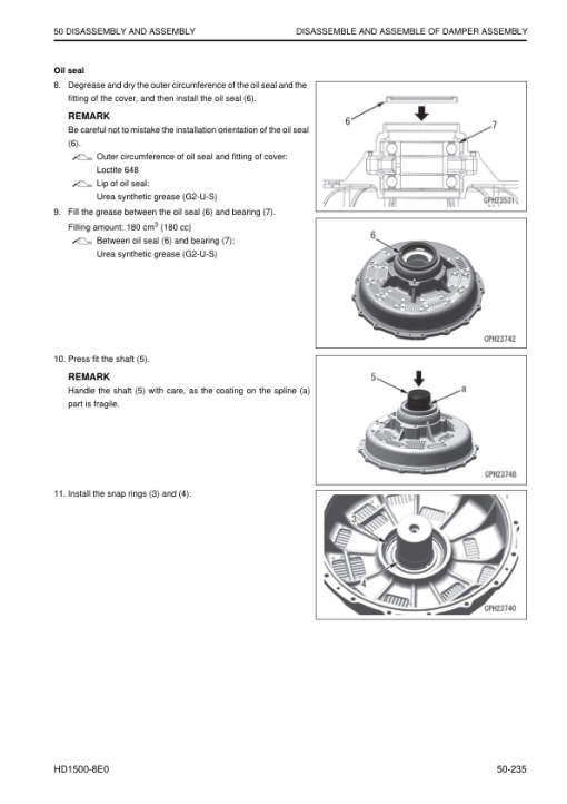 Komatsu HD1500-8E0 Dump Truck Service Repair Manual - Image 3