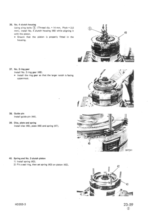 Komatsu HD205-3 Dump Truck Service Repair Manual - Image 2