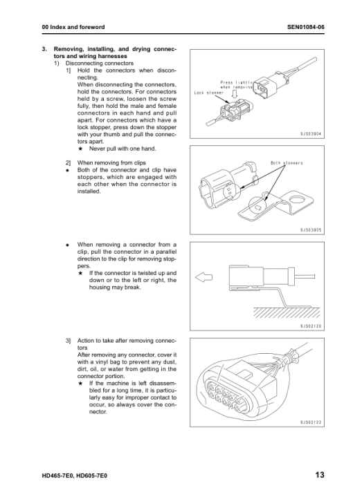 Komatsu HD465-7E0, HD605-7E0 Dump Truck Service Repair Manual - Image 2