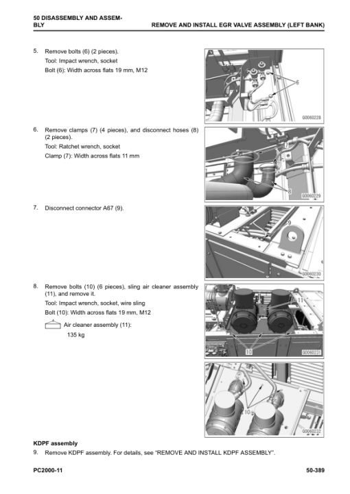 Komatsu PC200-11 Excavator Service Repair Manual - Image 4