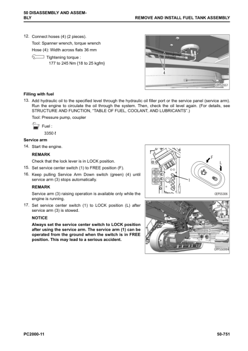 Komatsu PC200-11 Excavator Service Repair Manual - Image 6