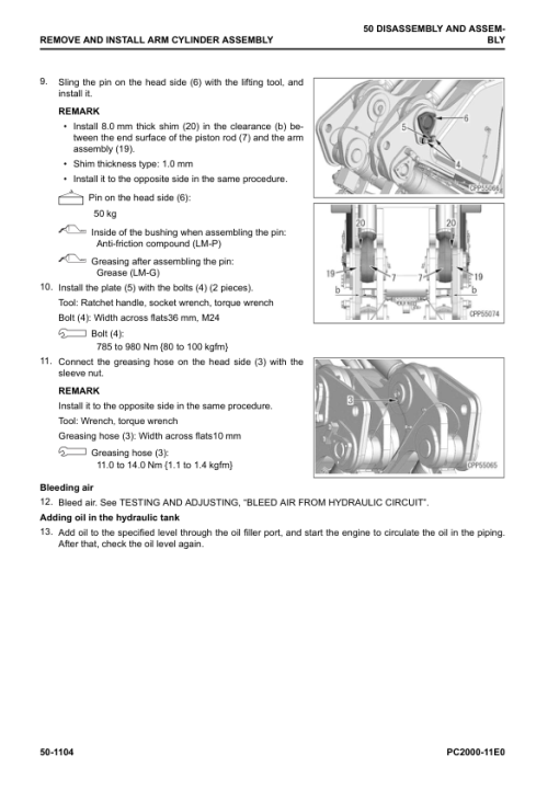 Komatsu PC200-11E0 Excavator Service Repair Manual - Image 5