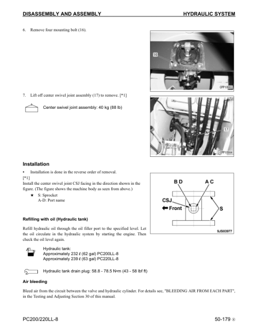 Komatsu PC200LL-8, PC220LL-8 Excavator Service Repair Manual - Image 4