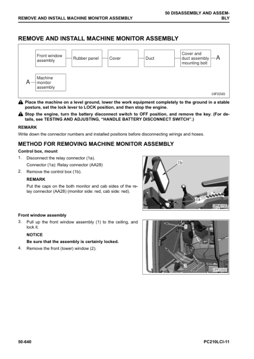 Komatsu PC210LCi-11 Excavator Service Repair Manual - Image 5