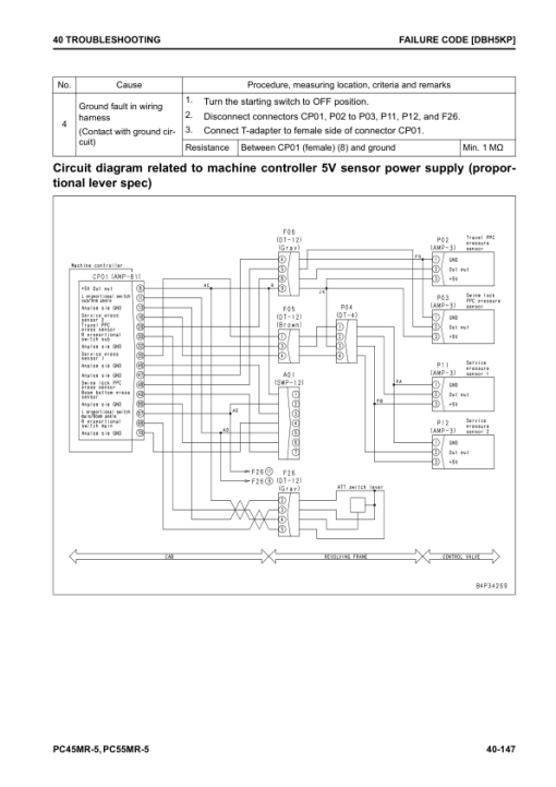 Komatsu PC45MR-5, PC55MR-5 Excavator Service Repair Manual - Image 4