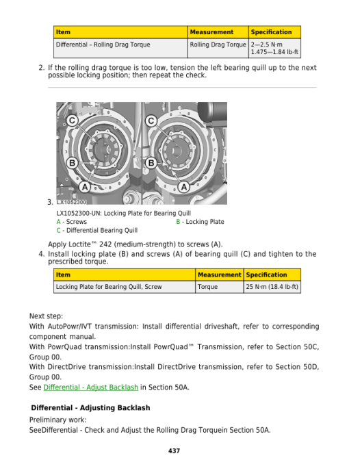 John Deere 6145R, 6155R, 6155RH, 6175R, 6195R, 6215R Tractors Repair Manual - Image 5