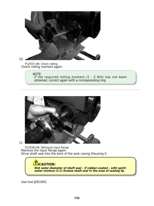 John Deere 6403, 6603 Tractors Service Repair Manual - Image 3