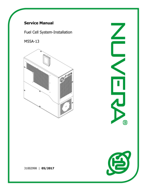 Nuvera M55A-13 Fuel Cell System A2D7 Series Repair Manual