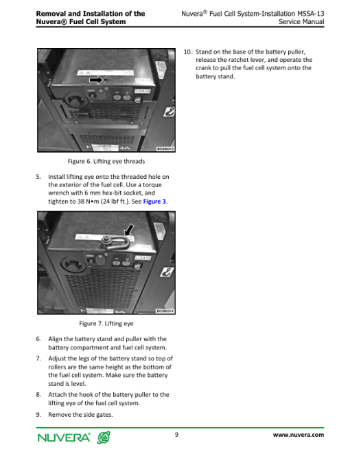 Nuvera M55A-13 Fuel Cell System A2D7 Series Repair Manual - Image 5