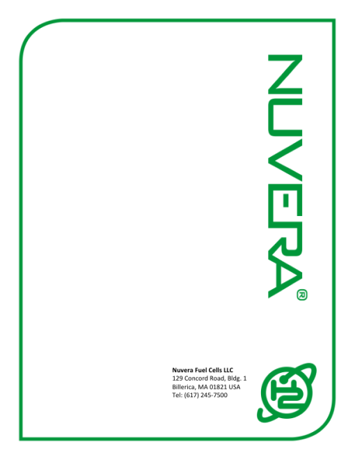 Nuvera M55A-13 Fuel Cell System A2D7 Series Repair Manual - Image 6