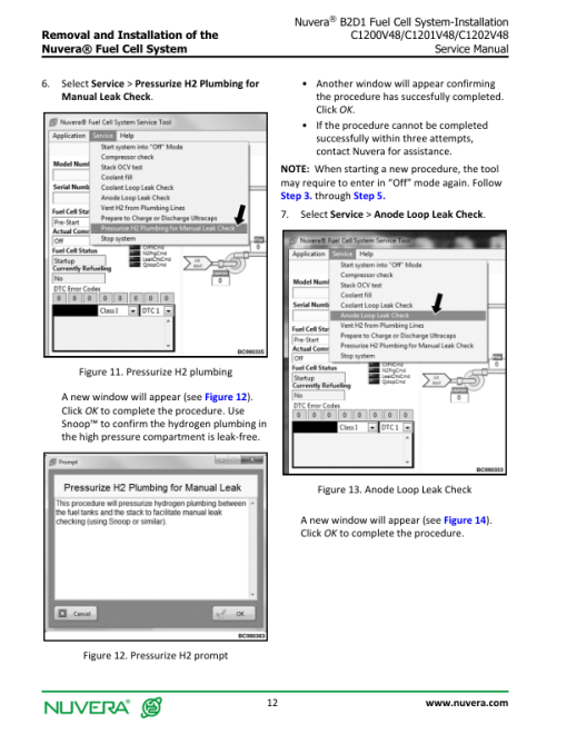 Nuvera N1800V36, N1821V36, N1800V48, N1824V48 Fuel Cell System B2D1 Series Repair Manual - Image 5