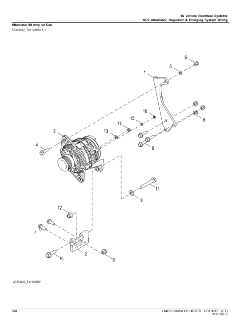 John Deere PR714 Crawlers (ENGINE 6068HT066) Parts Catalog Manual - PC10037 - Image 3