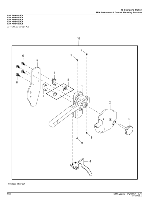 John Deere 544K Loaders (SN -642664) Parts Catalog Manual - PC10057 - Image 3