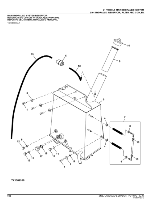 John Deere 210LJ Landscape Loaders Parts Catalog Manual - PC10072 - Image 4