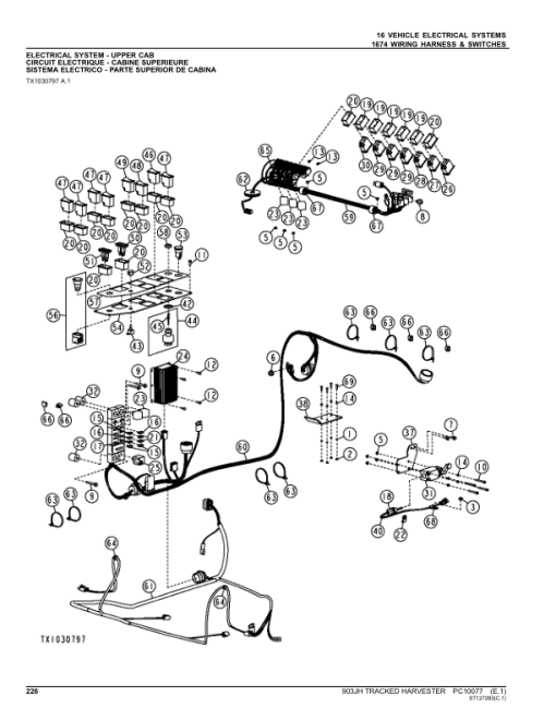 John Deere 903JH Tracked Harvesters Parts Catalog Manual - PC10077 - Image 2