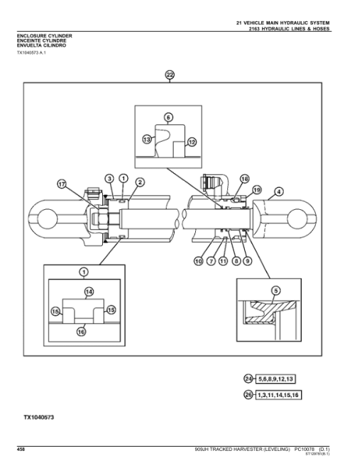 John Deere 909JH Tracked Harvesters Parts Catalog Manual - PC10078 - Image 4