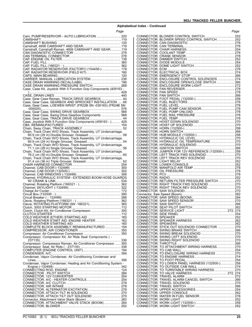 John Deere 903J Tracked Feller Bunchers Parts Catalog Manual - PC10082 - Image 3