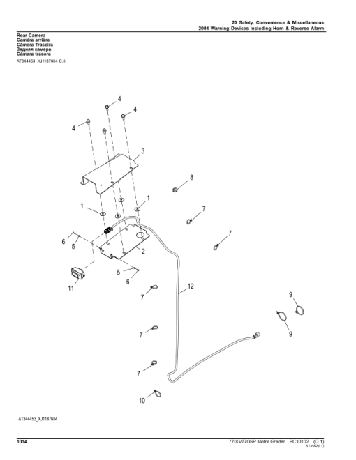 John Deere 770G, 770GP Motor Graders (SN C624392 - 634753 & D624392 - 634753) Parts Catalog Manual - PC10102 - Image 4