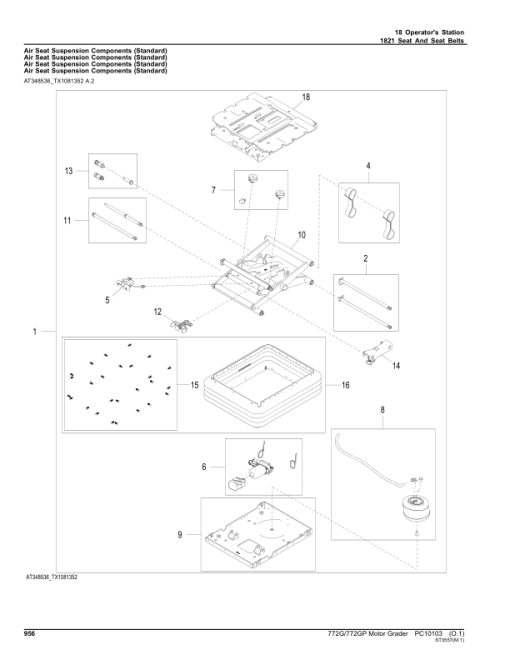 John Deere 772G, 772GP Motor Graders (SN C624392 - 634753 & D624392 - 634753) Parts Catalog Manual - PC10103 - Image 4