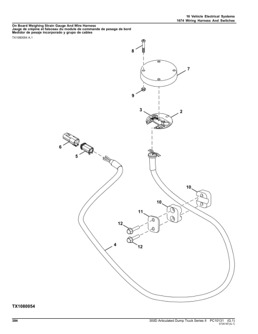 John Deere 300D Series II Articulated Dump Trucks (SN 626761 - 642000) Parts Catalog Manual - PC10131 - Image 2