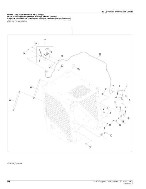 John Deere 319D Skid Steers Parts Catalog Manual - PC10141 - Image 4