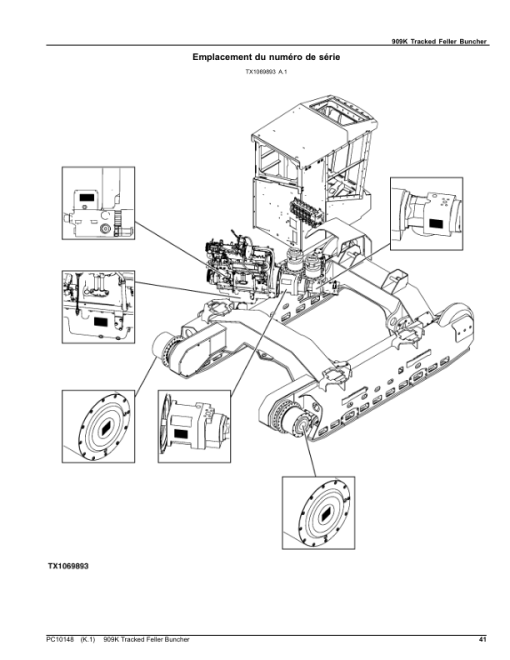 John Deere 909K Tracked Feller Bunchers (SN C181103-C270472 & D181103-D270472) Parts Catalog Manual - PC10148 - Image 2