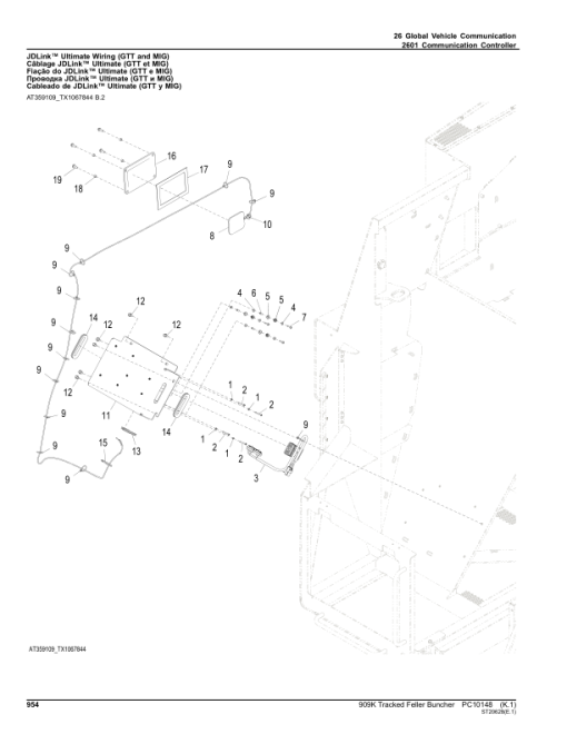 John Deere 909K Tracked Feller Bunchers (SN C181103-C270472 & D181103-D270472) Parts Catalog Manual - PC10148 - Image 3