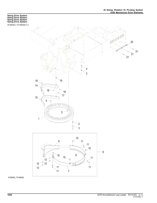 John Deere 437D Knuckleboom Loader Parts Catalog Manual - PC10153 - Image 2