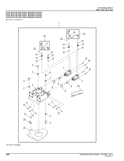 John Deere 872G, 872GP Motor Graders (SN C634754 - 656728 & D634754 - 656728) Parts Catalog Manual - PC10199 - Image 4