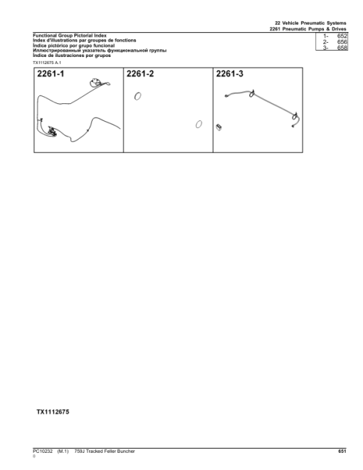 John Deere 759J Tracked Feller Bunchers (SN C220453-C269976) Parts Catalog Manual - PC10232 - Image 3