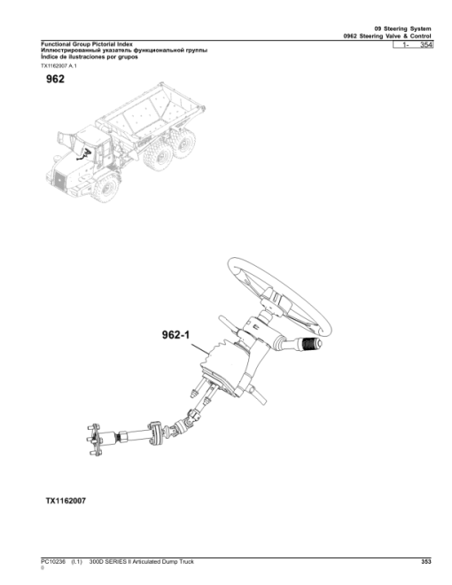 John Deere 300D Series II Articulated Dump Trucks (C642001–) Parts Catalog Manual - PC10236 - Image 2