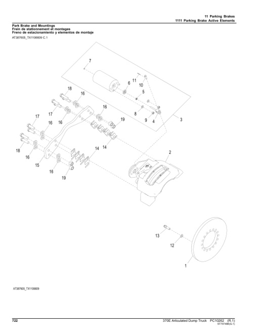 John Deere 370E Articulated Dump Trucks (SN E634583 - E668586) Parts Catalog Manual - PC10262 - Image 3