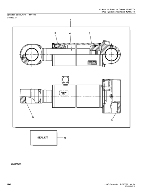 John Deere 1210E T3 Forwarders (SN 001002 - 001518) Parts Catalog Manual - PC10322 - Image 4