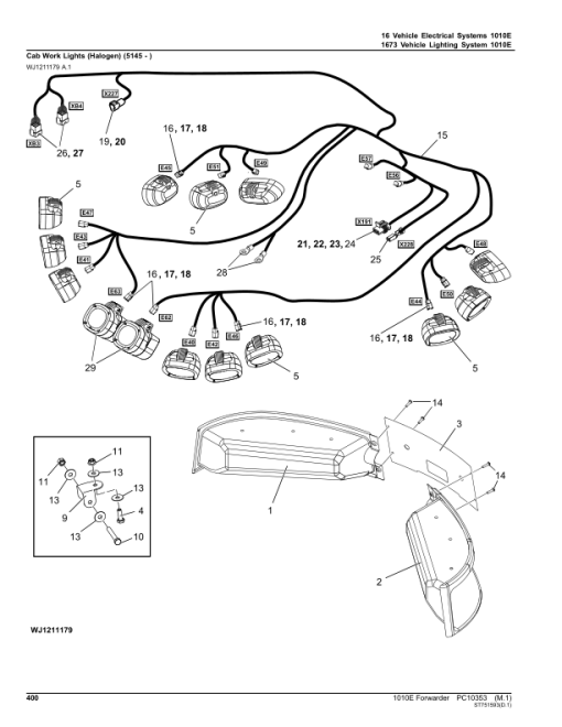 John Deere 1010E T3 Forwarders (SN 005003-005236) Parts Catalog Manual - PC10353 - Image 4