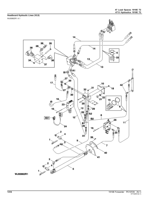 John Deere 1910E T2 Forwarders (SN 001109 - 001464) Parts Catalog Manual - PC10729 - Image 4