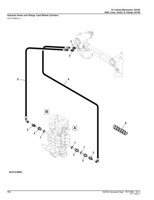 John Deere H215E Harvesting Heads (SN 1EJH215EHD0000005–) Parts Catalog Manual - PC11088 - Image 4