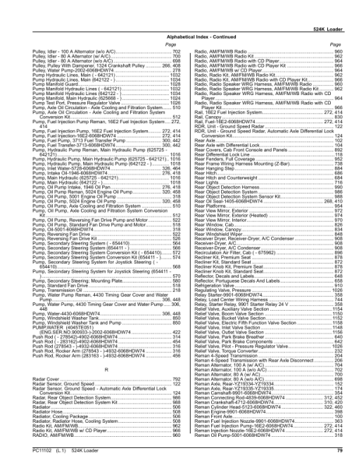 John Deere 524K Loaders (SN 642246-670307) Parts Catalog Manual - PC11102 - Image 4