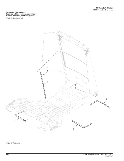 John Deere 410K Backhoes (SN E219607-277405) Parts Catalog Manual - PC11118 - Image 4