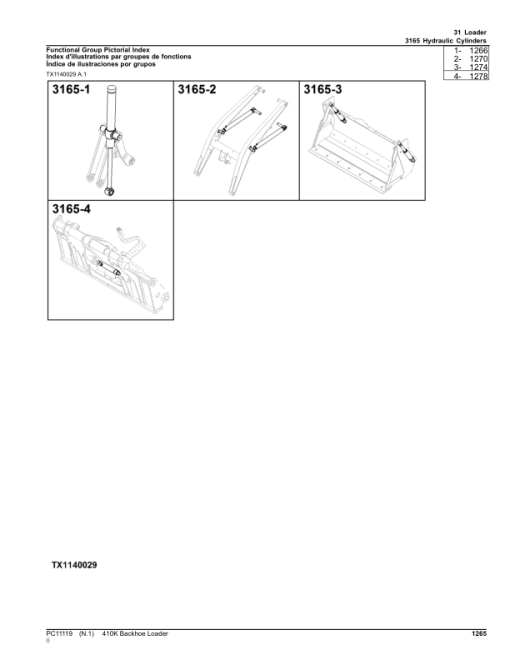 John Deere 410K Backhoes (SN C219607-277405 & D219607-277405) Parts Catalog Manual - PC11119 - Image 3