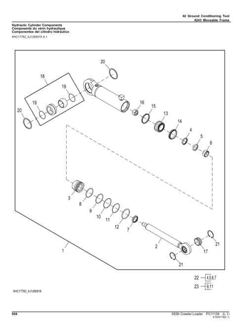 John Deere 655K Crawlers (SN PIN: 1T0655KX_ _E233169–339325) Parts Catalog Manual - PC11139 - Image 4