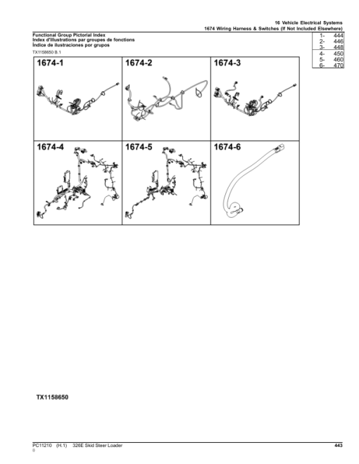 John Deere 326E Skid Steers (SN 1T0326E_ J247388-) Parts Catalog Manual - PC11210 - Image 2