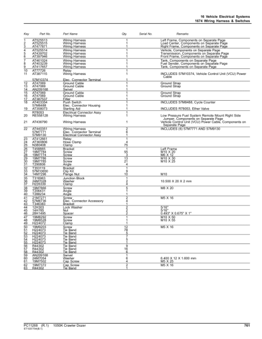 John Deere 1050K Crawlers (SN 1T01050K_ _F268234-) Parts Catalog Manual - PC11268 - Image 2