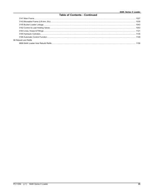 John Deere 844K Series II Crawlers (SN 1DW844K_  F664098-) Parts Catalog Manual - PC11294 - Image 2